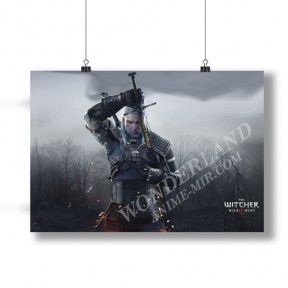 Плакат Ведьмак - Геральт / The Witcher - Geralt